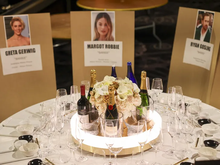 Seating chart for the Golden Globes 2024 